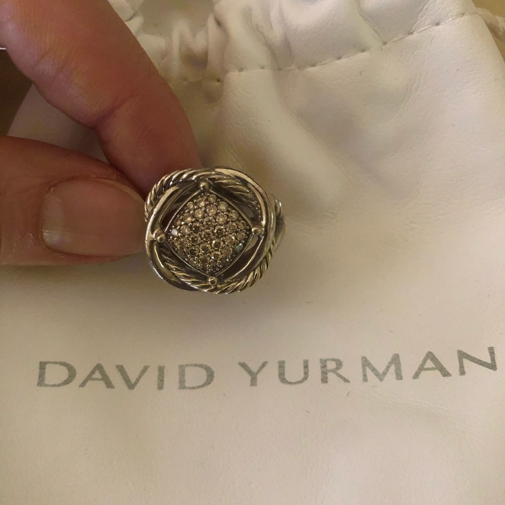 David Yurman 11mm Diamond Ring